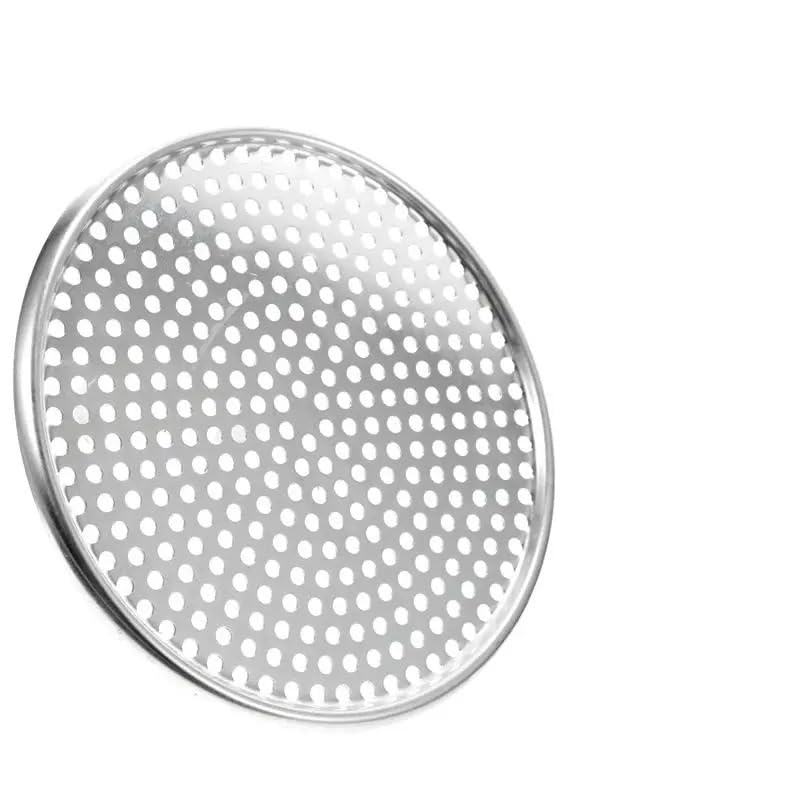 Piatto per Pizza, teglia per Pizza, teglia da Forno, Piatto Rotondo in Lega di Alluminio, Gadget da Cucina, Acciaio per Pizza (24,5 x 24,5 x 0,5 cm) (22 x 22 x 0,5 cm)