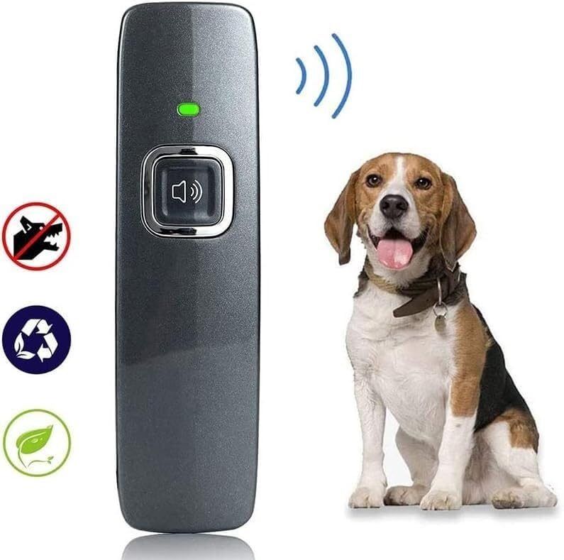 Nouveau Dispositif Anti-aboiement for Chien, à ultrasons, dresseur de Portable Rechargeable, portée contrôle Efficace 32 Pieds