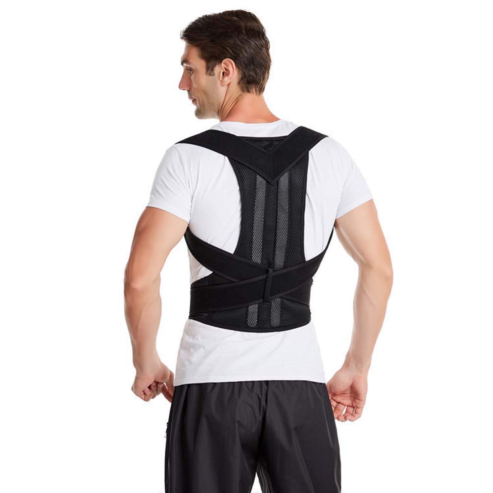 Multar Corrector de Postura Espalda; Soporte de Espalda y Columna Lumbar; Aliviar el Dolor de Espalda y Hombro; Ajustables; corrección de Postura Unisexo, XL, XL