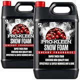 10L of Pro-Kleen Cherry Snow Foam with Wax – Super Thick & Non-Caustic Foam – Extremely Powerful & Easy To Use