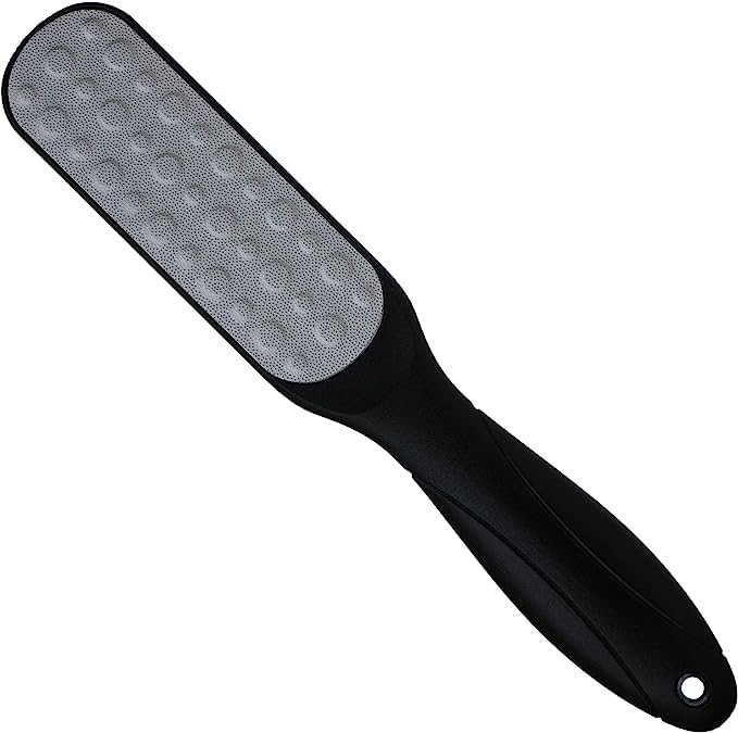 SHFTI Double-Sided Foot File,Foot Rasp File Hard Skin Remover Foot Scrubber Foot File Callus Remover Foot Care Pedicure Tool for Wet and Dry Cracked Feet (BLACK)