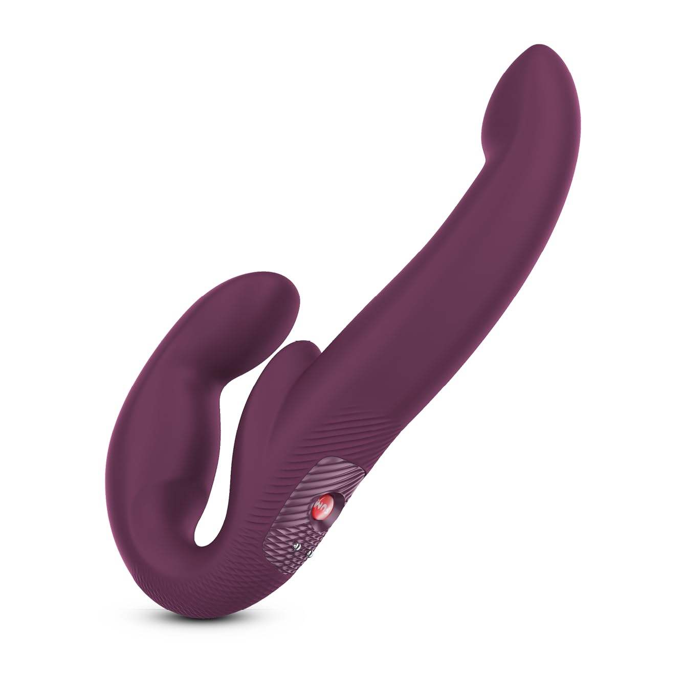 FUN FACTORY Doppio vibratore SHARE VIBE PRO (Borgogna) – Coppia vibratore | prodotto in Germania | doppio dildo con potente motore 100% silicone medico | di alta qualità e delicato