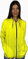 Jaqueta Corta Vento Ciclismo Feminino Light WSS Classic Amarelo