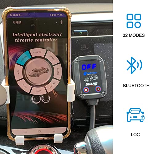 9 Drive Mode Electronic Throttle Controller Auto Gas Pedal Booster Compatible with VW/SKODA/SEAT/AUDI (bw-206)