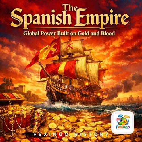 Couverture de The Spanish Empire: Global Power Built on Gold and Blood &mdash; Fexingo History