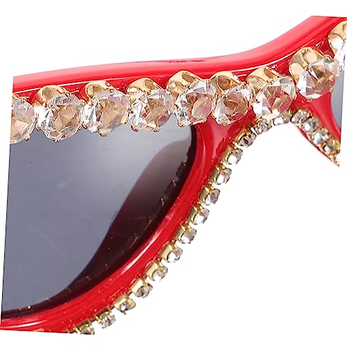 Homoyoyo Jeweled Cat Eye Sunglasses for Women Fashionable Triangle Shades with Durable Material Accessory for Stylish Outfits and Special Occasions3