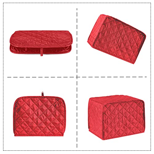 2 Slice Toaster Appliance Cover,Quilted Toaster Cover Bread Maker Cover,Kitchen Small Appliance Covers,Universal Size Microwave Toaster Oven Cover,Dustproof Cover For Most Standard 2 Slice Toasters #TOP3