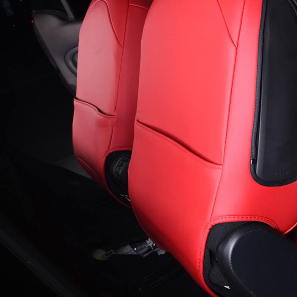 GRFIT Set completo di coprisedili per auto Cuscino traspirante in pelle per sedile anteriore per accessori Smart Fortwo 453 Modifica della decorazione interna,E
