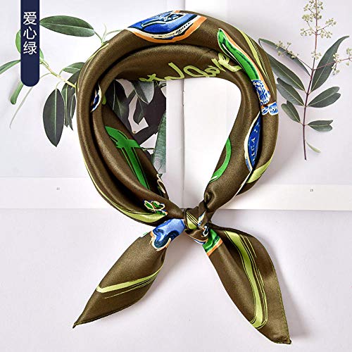 Foulard en soie sauvage et soie de mûrier petite écharpe carrée chic femme