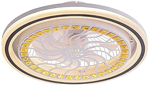 Plafonnier ventilateur LED 72W dimmable avec télécommande et minuterie