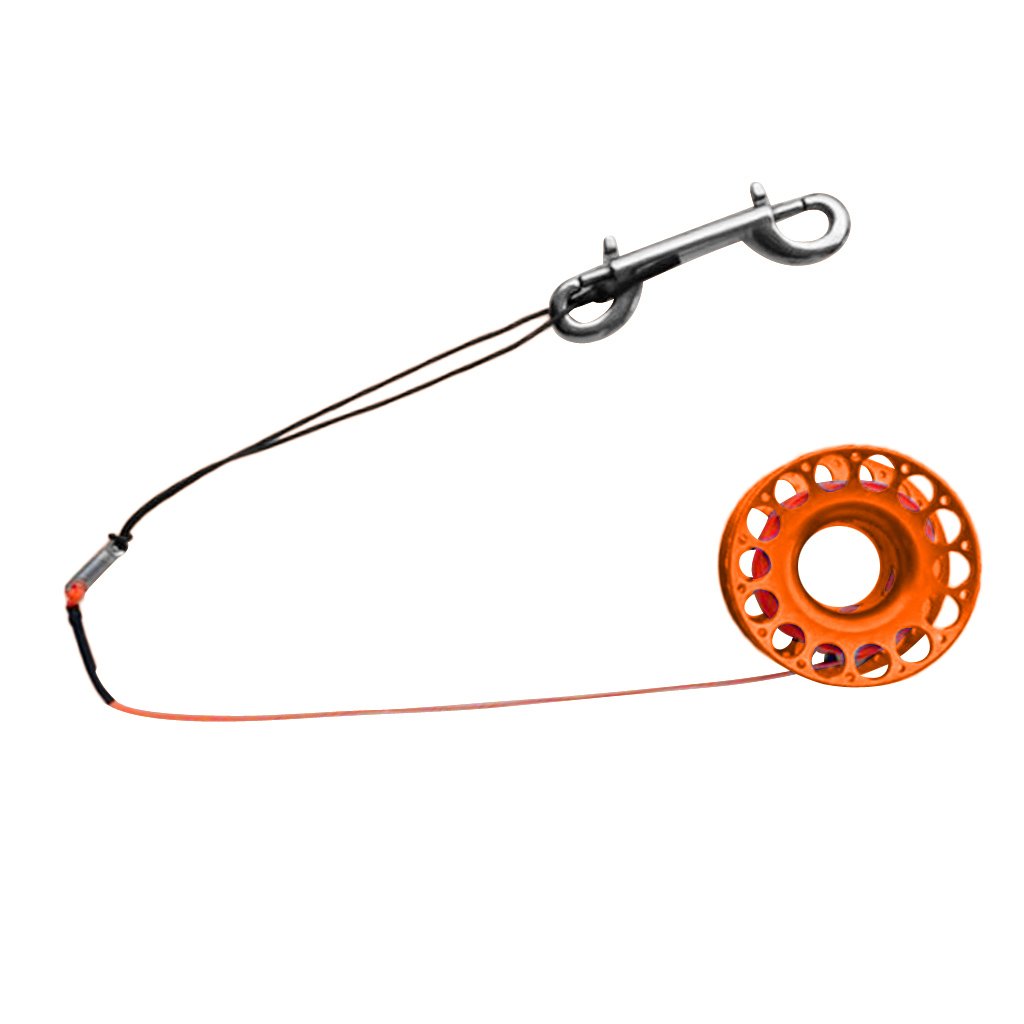 Sharplace Tauchen Reel, Aluminium Finger Spool Reel Scuba Diving Spool Reel 30 m Tauchspule mit Karabinerhaken Karabiner Fingerhaspel Spule zum Tauchen Schnprcheln Unterwasser Wassersport
