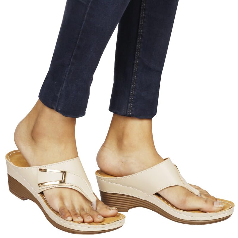 Image of XE Looks Comfortable Doctor Sole Wedges for Women