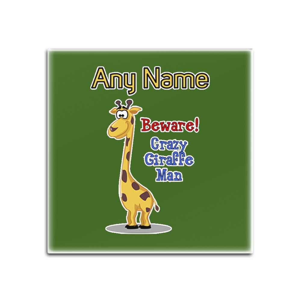 Sous-verres girafe en verre idée cadeau déco lot de 4