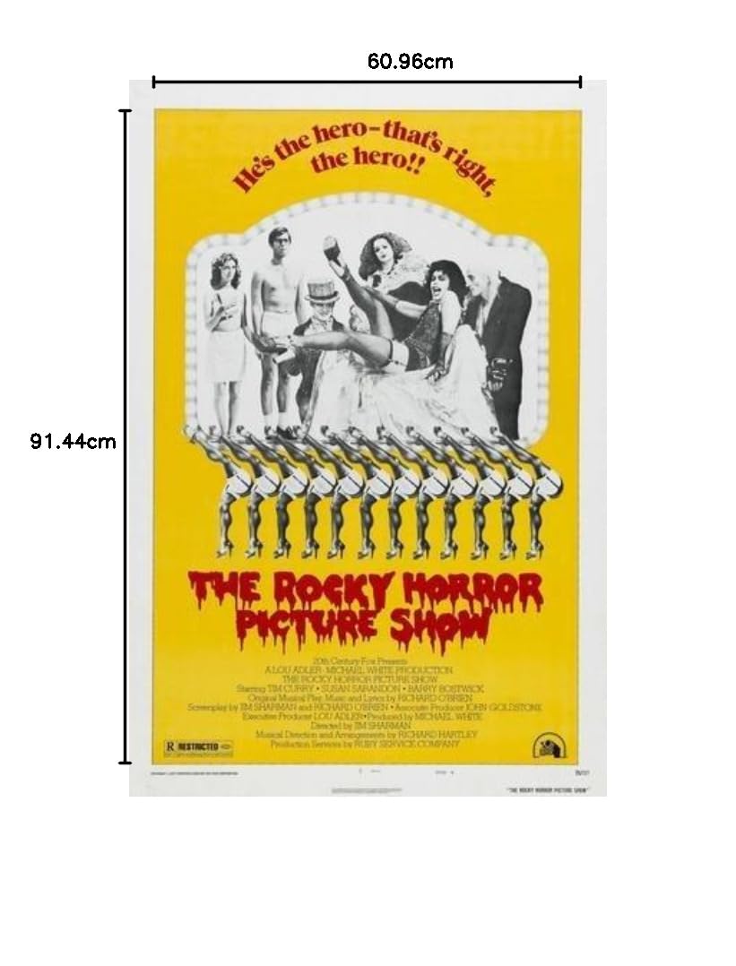 SF・ファンタジー・ホラー 3D Poster The Rocky Horror Picture Show Rocky Horror Picture Show Movie Poster The Rhps 24x36