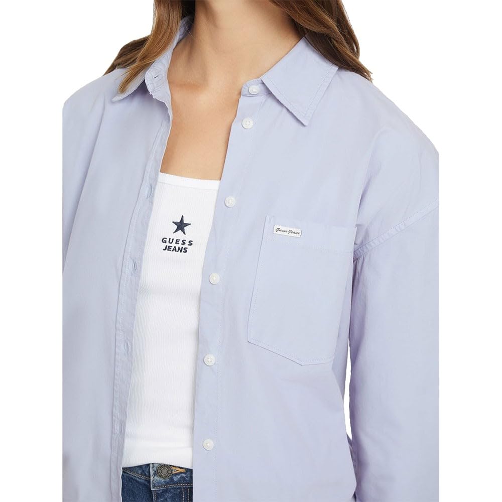 GUESS Jeans Oversize Pocket Long Sleeve Shirt 2XL