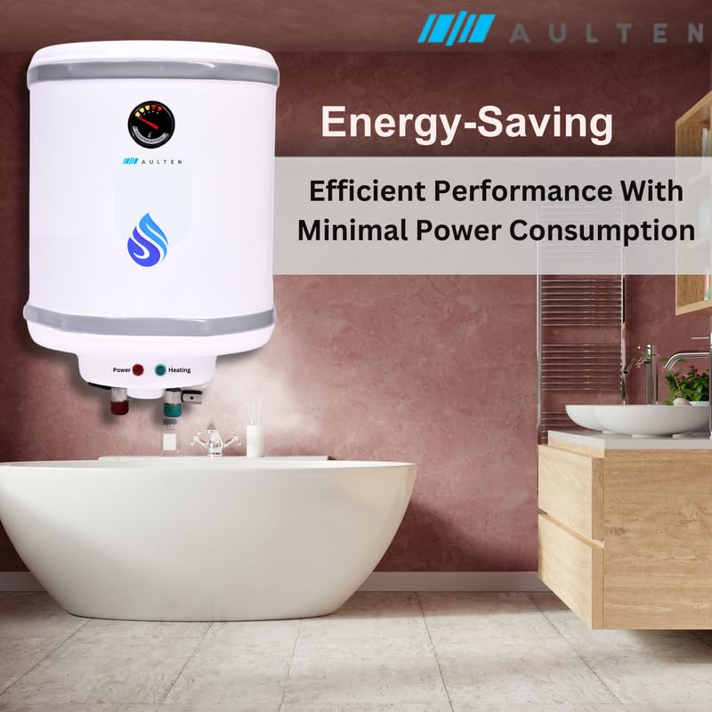 Image of AULTEN Stellar Pro 50 Ltr Geyser 5 Star Rated Storage Water Heater (Geyser) With Advanced Multi-Layered Safety AD091 (Red)
