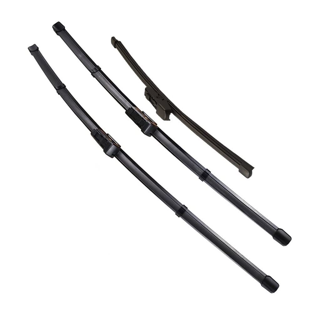 WITTSY Parti Tergicristalli 26 "21" 14 "Car Window Anteriore Posteriore Tergicristallo Spazzole Set per VW per Tiguan MK2 2017 2018 2019 2020