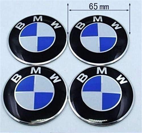 4pcs/lot 65MM Car Emblems Wheel Center Hub Cap Emblems Badge Stickers for BMW