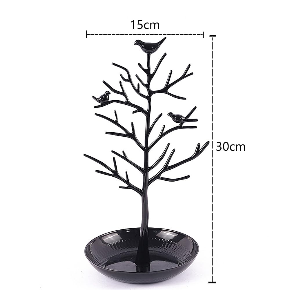 TJexePYK Bijoux Présentoir Rétro Oiseaux Arbre Cerfs Stand