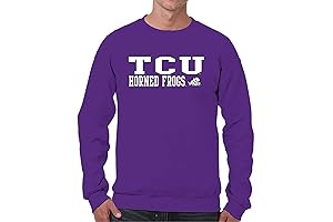 TCU Sweatshirt Women: Campus Colors Adult Arch & Logo Soft Style Gameday Crewneck Sweatshirt