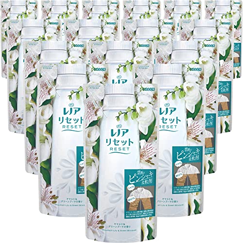 レノア リセット 柔軟剤 衣類のダメージケア ヤマユリ&グリーンブーケ 詰め替え 480mL×16袋