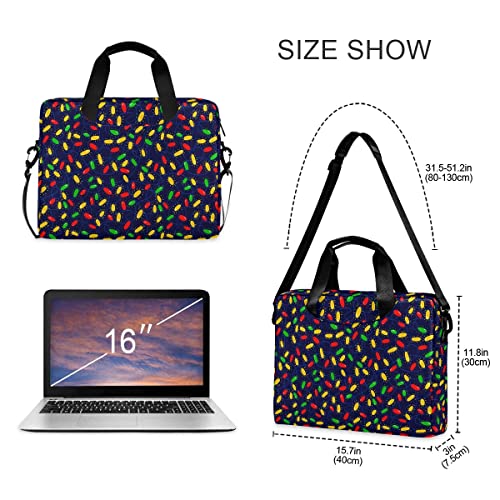 Bolso para ordenador de 15.6 pulgadas con flores verdes para evitar arañazos 4
