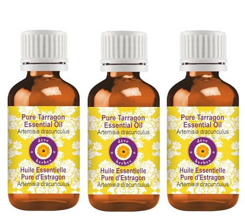 Huile essentielle de Estragon de qualité thérapeutique naturelle supérieure flacon 3x100ml