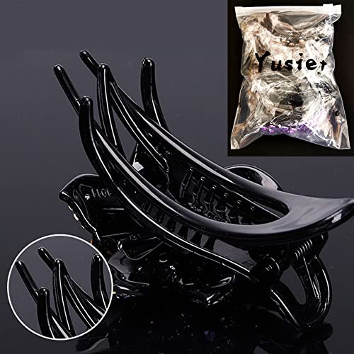 Yusier 4Pcs Duckbill Clip Rhinestone Hair Accessory Diamond Hair Clips With Flower Rhinestone Barrettes Prom Rhinestone Clips For Hair (Flower) #TOP6