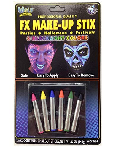 FX Make-Up Stix - Blacklight Colors