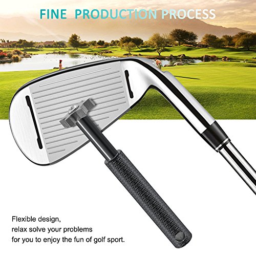 Miniatura 9 de Senhai Rascador Y Cepillo Para Palos De Golf, Kit De Limpieza Y De Afilado Para Ranuras Cabeza Hierros, Accesorios De Golf