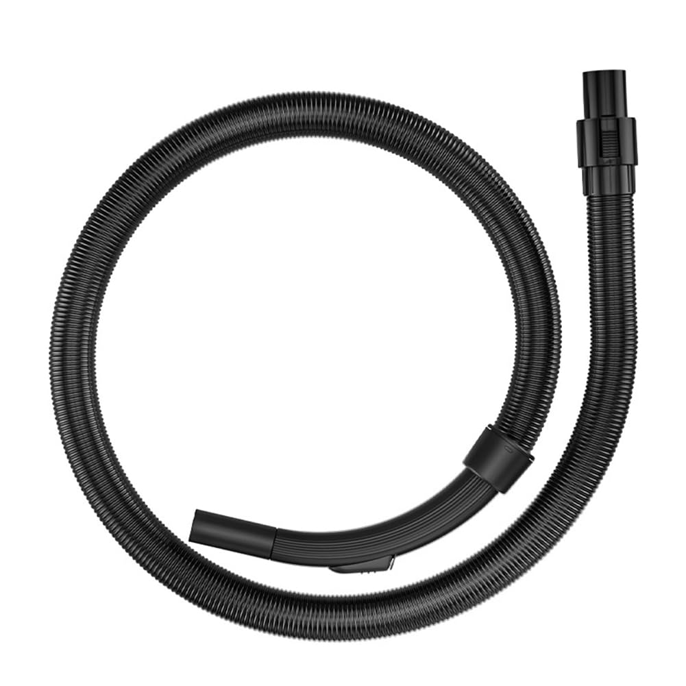 Tubo Flessibile di Alta qualità con Filettatura Interna da 32 Mm, Lunghezza 1,85 Metri, Ugello Nero QW12T-07K, Accessori per Aspirapolvere QW12T-05E