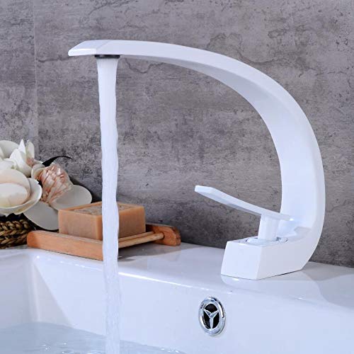 Robinet de lavabo en laiton mitigeur de salle de bain luxueux et moderne