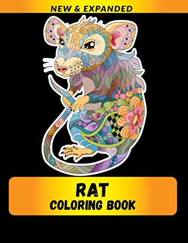RAT COLORING BOOK (NEW & EXPANDED): Wonderful rat Coloring Book For rat Lover, Adults, Teens