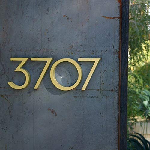 Números para la puerta principal en señalización de edificios modernos 5
