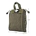 WYNEX First Aid EMT Bags, Tactical IFAK Medical Molle Pouch Military Utility Med Emergency EDC Pouches Outdoor Survival Kit Suit for Tactical Waist Belt Pack 1000 Nylon Army Green