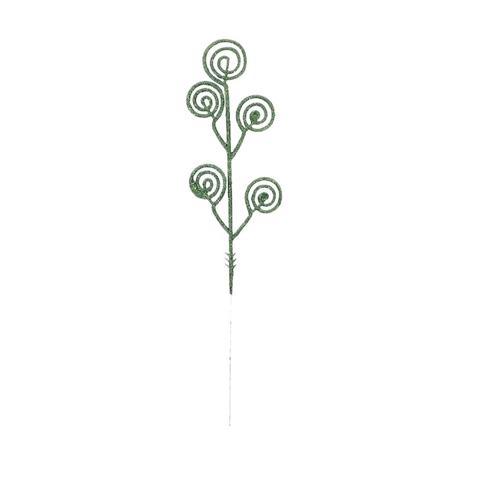 Casetlong 5Pcs Decorations Artificial Bouquet For Home Decor Ornament(Green)