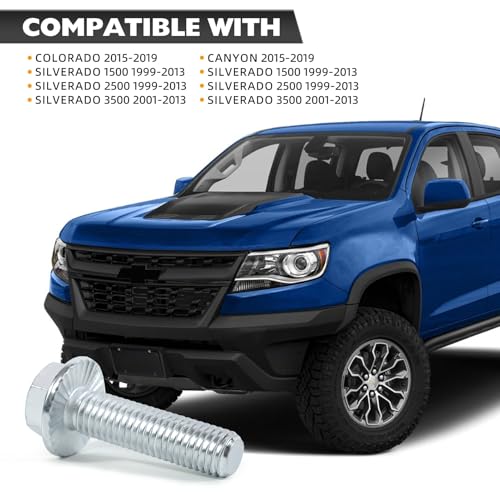 CHENACC Truck Bed Mounting Hardware Bolts Grade 10.9 Compatible with Chevrolet Silverado Colorado/GMC Sierra Canyon Models 926-846,15034696 Truck Bed Frame Repair Kit, Clear Zinc Coating by CHENACC - Used condition - Image 2