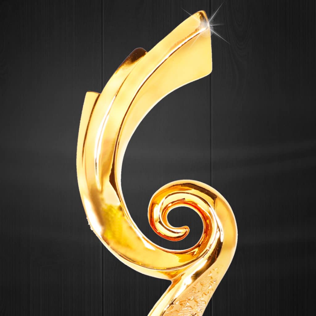 Trofeos, medallas y premios Dorado de Alta Gama Premios del Concurso de diseño Innovador Honor del Campeonato de Vacaciones de la Empresa Escolar. Letras Gratis