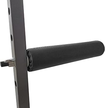 Split Squat Stand | Self Weight Leg Lunges Squat Rack - Loading Pin Pulley Cable Machine System for Dumbbells, Home Gym Smood