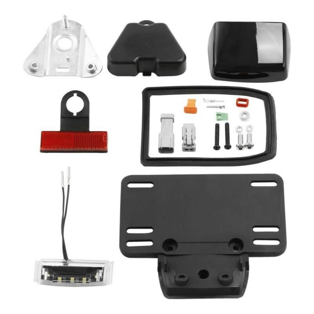 Kit de luces LED para matrícula de 2,5 mm, compatible con piezas de motocicletas automotrices Touring Road Road King 2014 2015 2016 2017 2018 2019 2020 2021 2022 2023