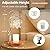 YDDQR Candle Warmer Lamp with Timer Dimmer Adjustable Height, Gift for Women Mom, House Warming New Home Cozy Decor, Wax Melt Warmer for Jar Candles with 2 Bulbs