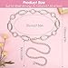 Molain Waist Chain Belt for Women, Circle O-Ring Metal Link Body Chain Adjustable Silver Fashion Belt Plus Size Waist Jewelry for Dresses