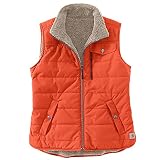 Carhartt womens Utility Sherpa Lined Vest, Earthen Clay, Small US
