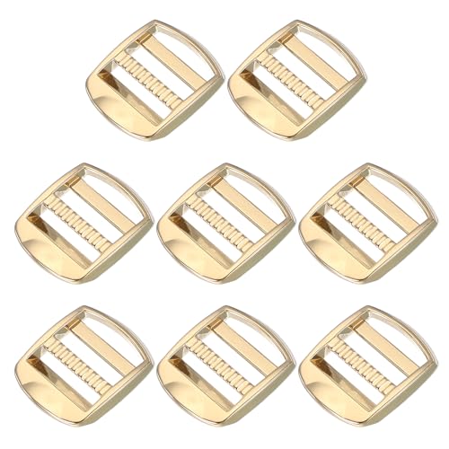 Boucles de verrouillage en alliage de zinc or clair 19mm pour sac à dos Lot de 8