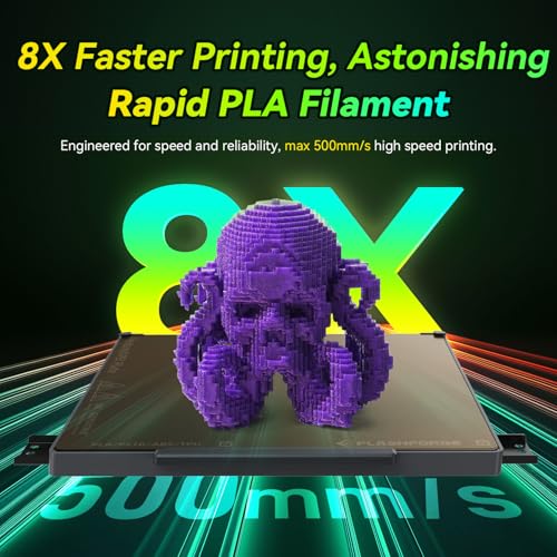 Image of FLASHFORGE Xmas Series Rapid PLA Filament Aurora Purple, High Flow Speedy 3D Printer Filament Max 500mm /s High-Speed Printing, Radiated Unparalleled Brilliance, Twinkling and Ultra-Smooth Finish