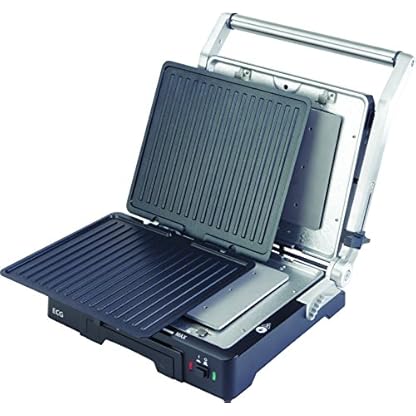 ECG KG 300 deluxe 1650-2000 W, 3 Arbeitspositionen - Überbacken, Grillen und BBQ, einstellbare Höhe der Grillfächer… – Bild 3