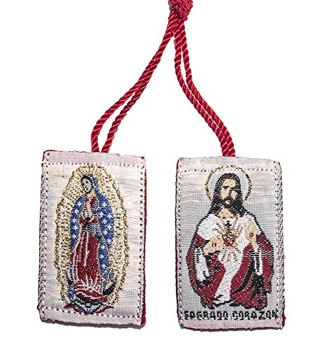 Scapulary of The Sacred Heart of Jesus and Our Lady of Guadalupe - Escapulario del Sagrado Corazon