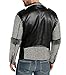 III-Fashions Men’s Rock Punk Clothing Vintage Brando Biker Studded Spike Black Motorcycle Cowhide Leather Jacket