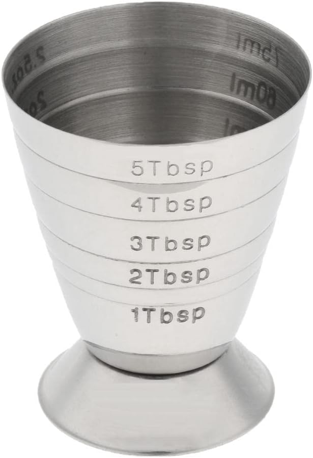 Pewete バージガーステンレス鋼カクテル計量カップワイン卒業ヘビーデューティーで測定 Cafe Du