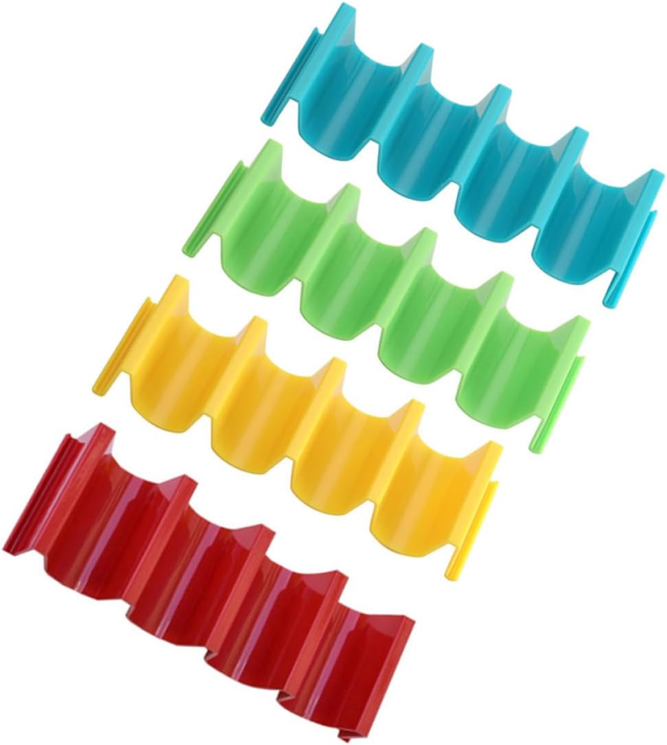 4pcs Plastic Taco Holder Stand Keeps Tacos Upright Xmas